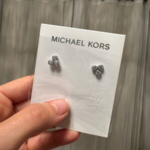 Michael Kors Three Stone Silver Studs